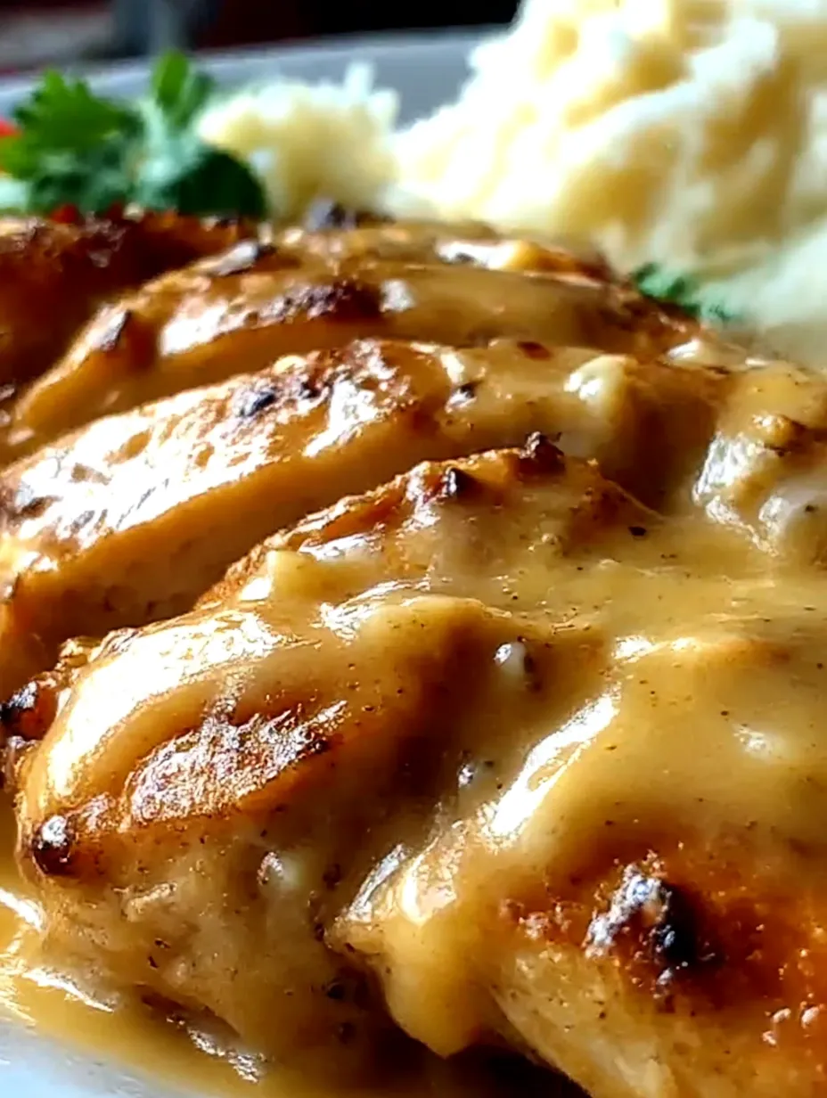 A piece of chicken with a golden brown crust.