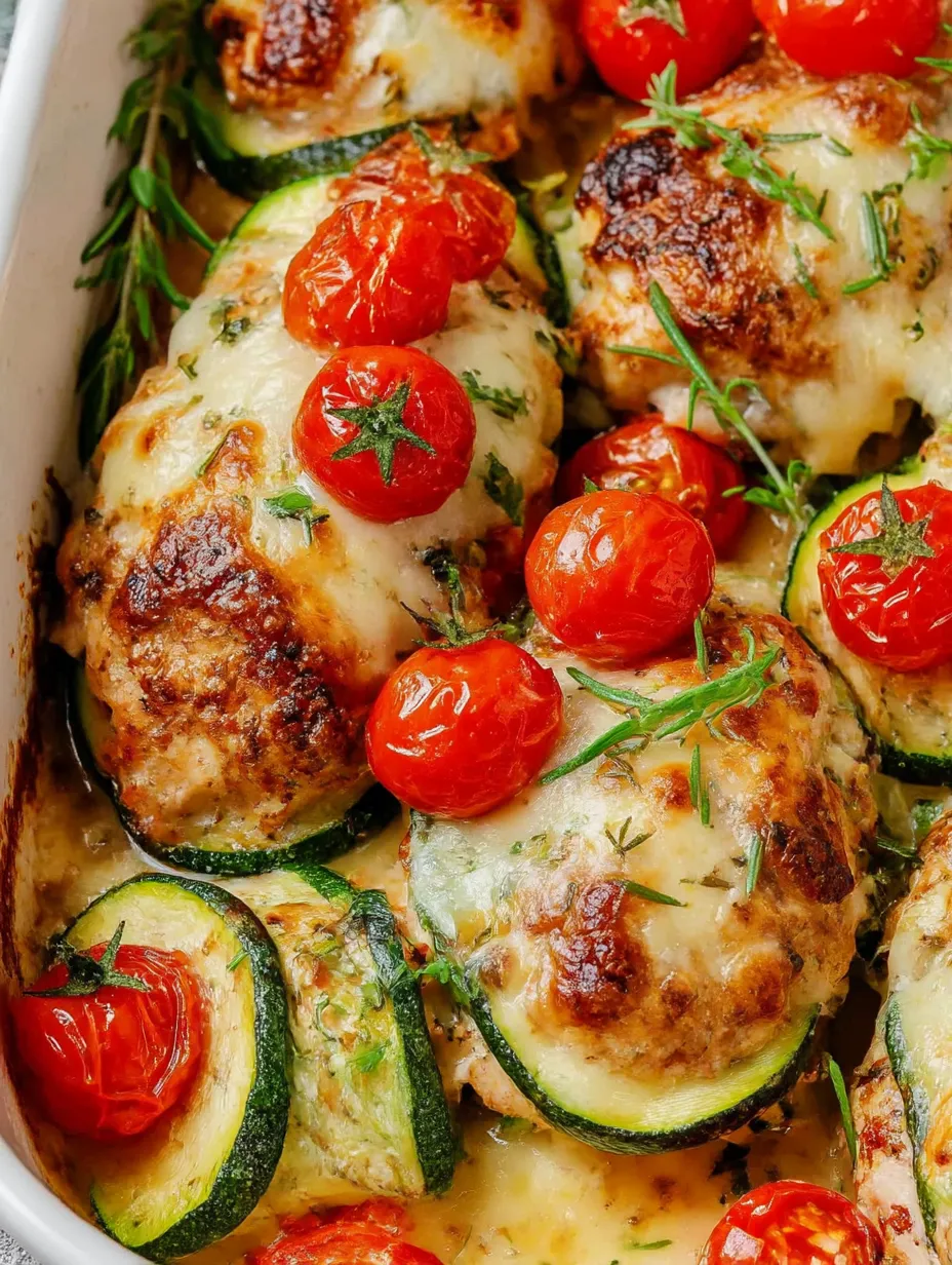 A dish of chicken and vegetables.
