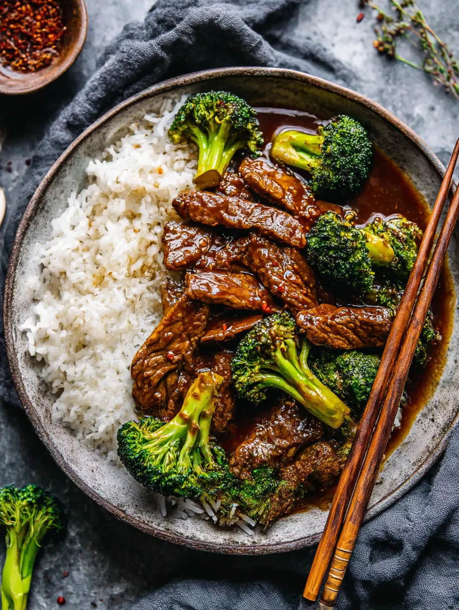 A bowl of rice and meat with chopsticks.