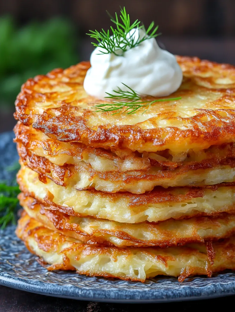 A stack of pancakes with a dollop of whipped cream on top.