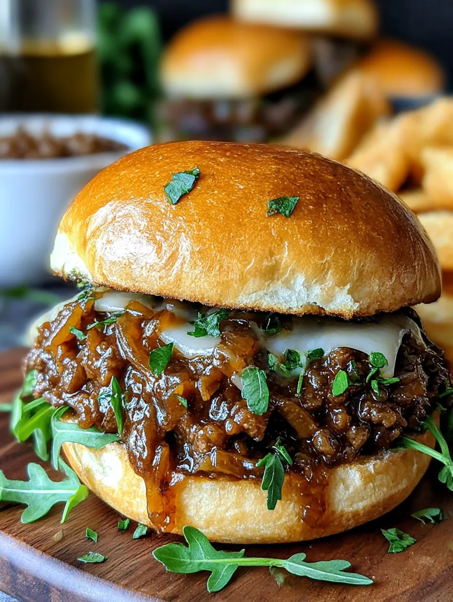 A sandwich with meat and onions.