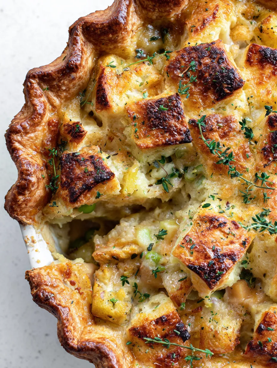 A pie with a crust and a filling.