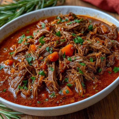 A bowl of beef stew with carrots and green onions.