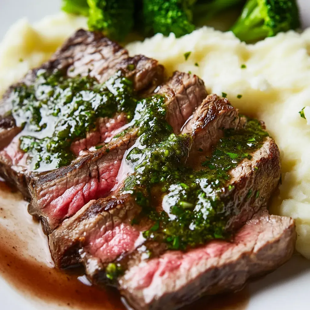 A piece of meat with sauce on it.