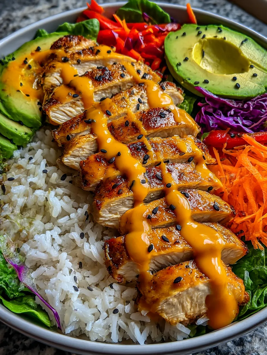 A plate of food with chicken and rice.