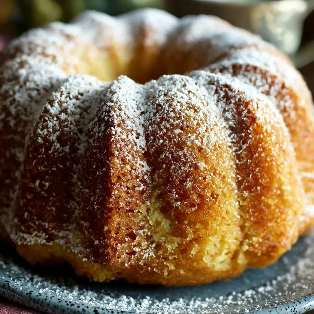 A slice of Kentucky Butter Cake.