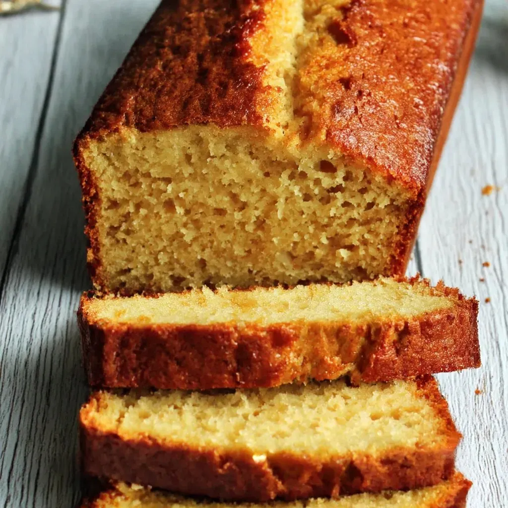 A slice of Mary Berry Golden Syrup Cake.