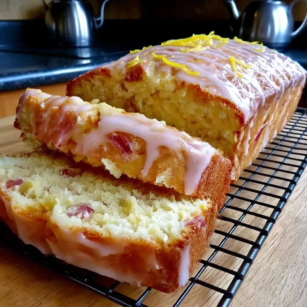 A loaf of bread with a glaze on top.