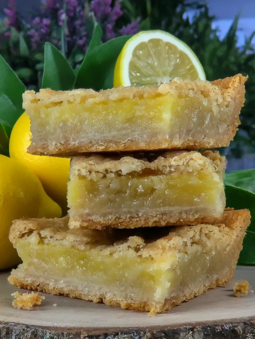 A stack of lemon pies.