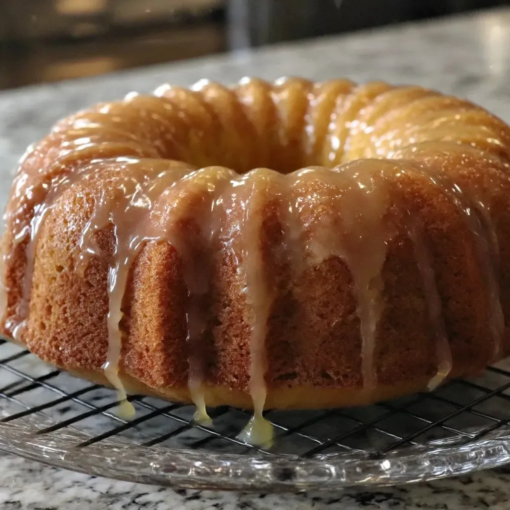 A slice of buttermilk pound cake.