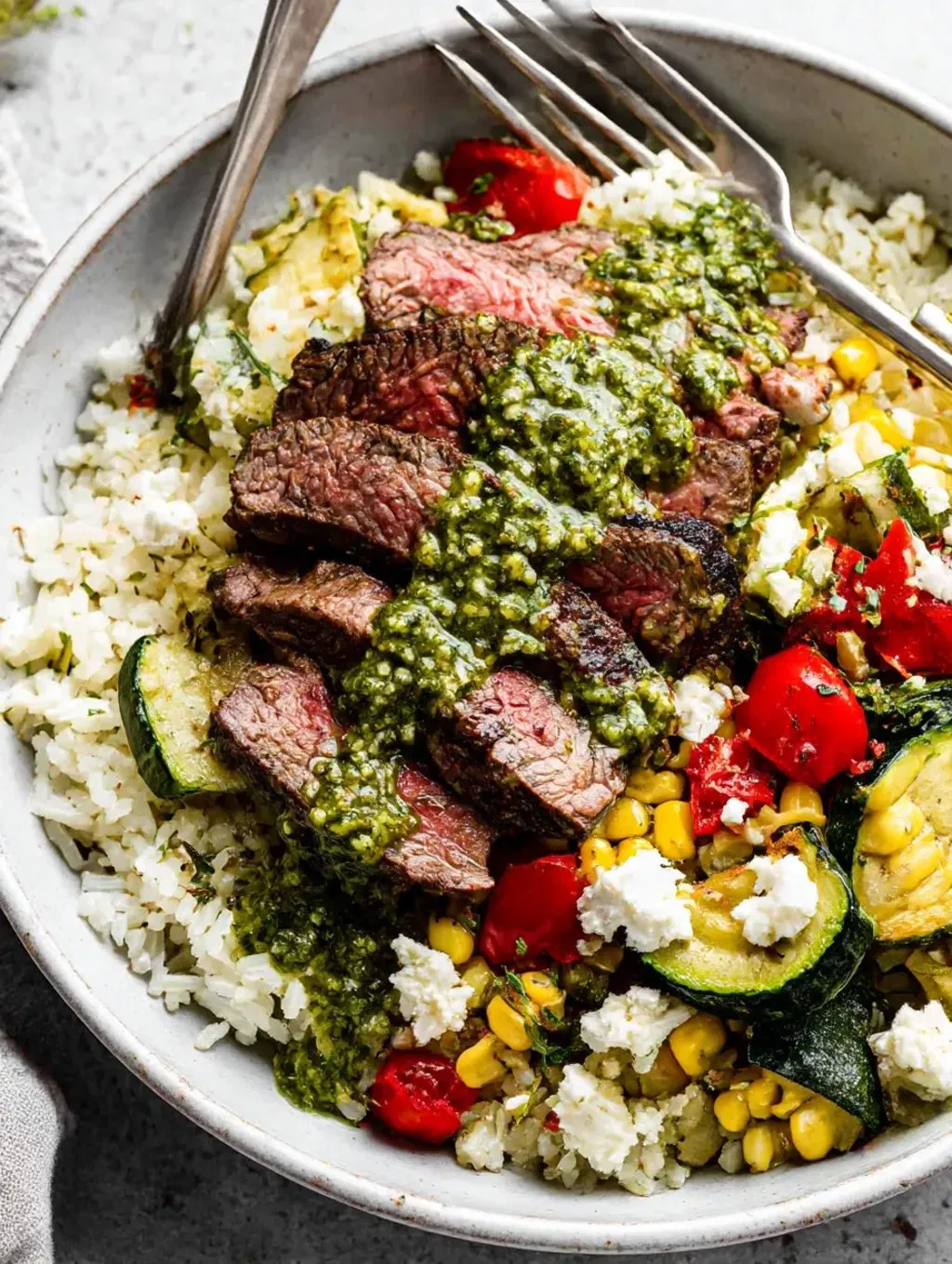 A plate of food with meat and vegetables.