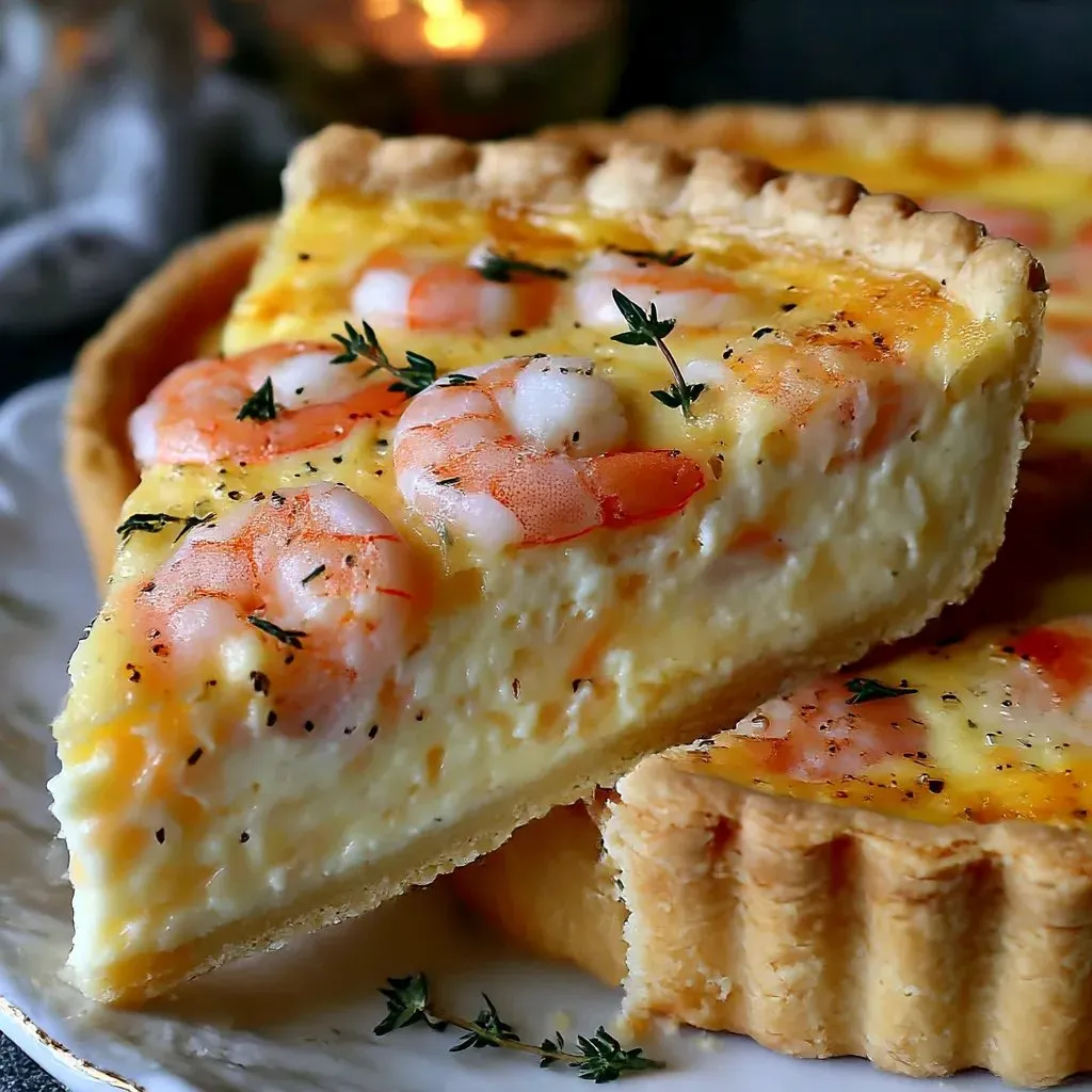 A slice of Florida Shrimp Pie.