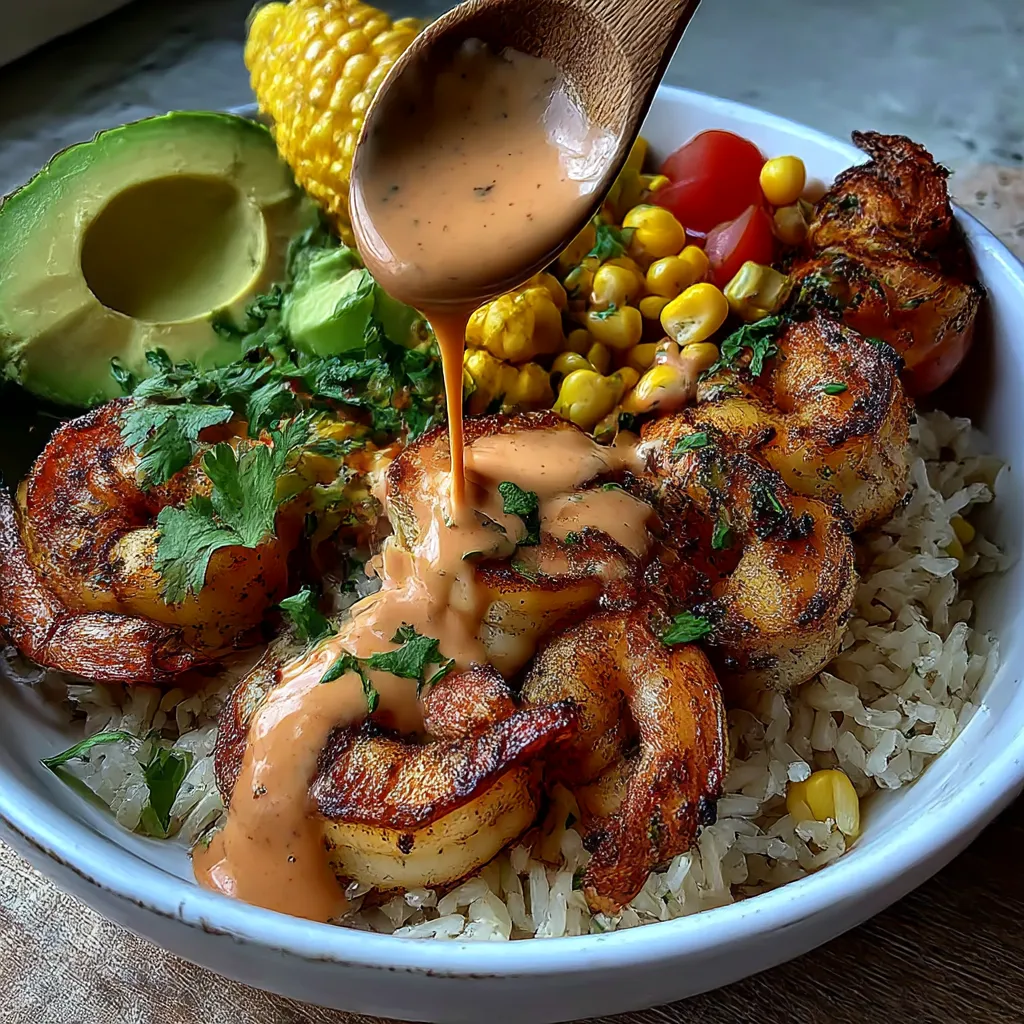 A bowl of food with a spoon in it.
