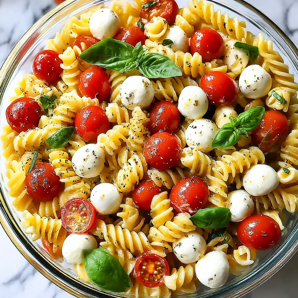 A bowl of pasta with tomatoes and cheese.