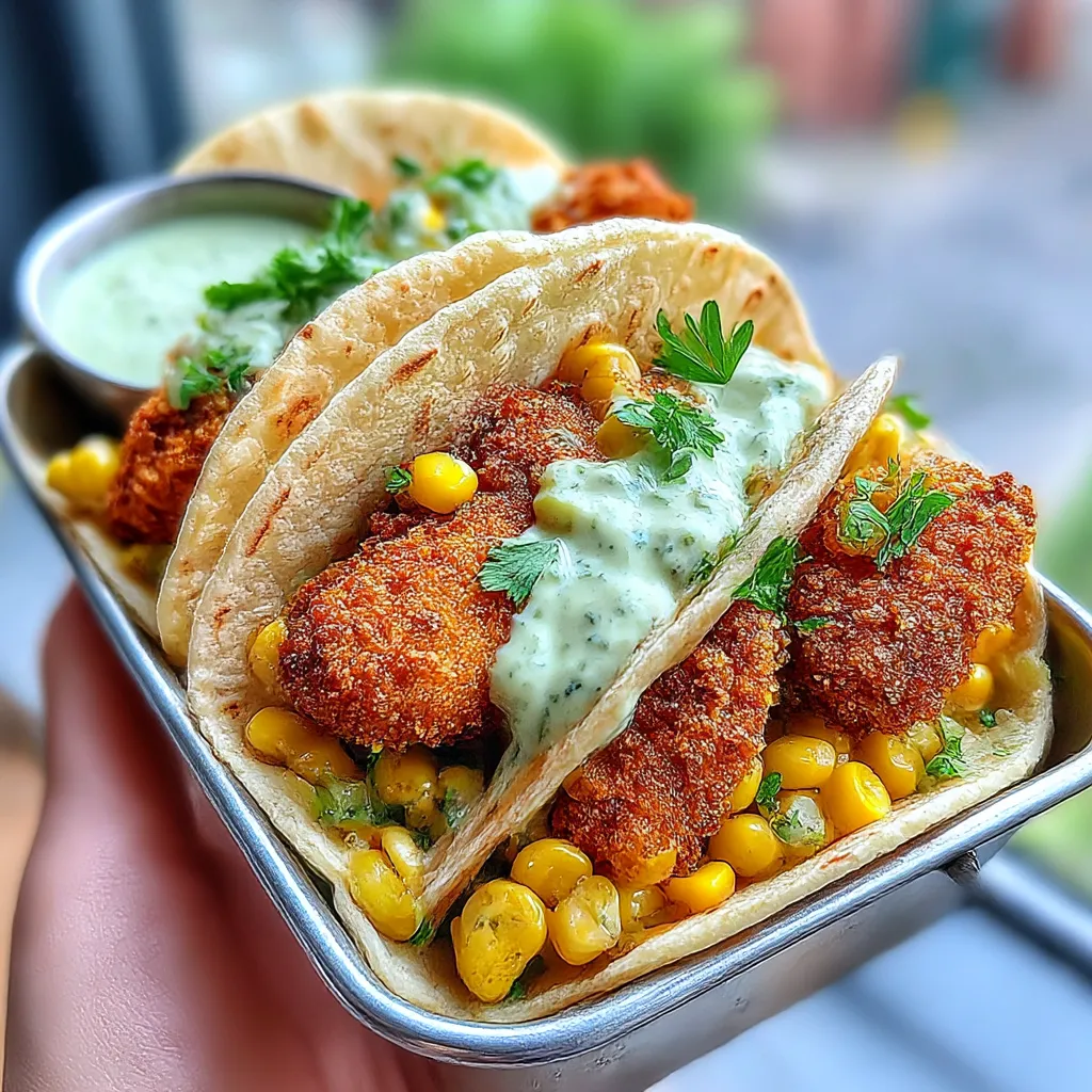 A person is holding a plate with fish tacos.