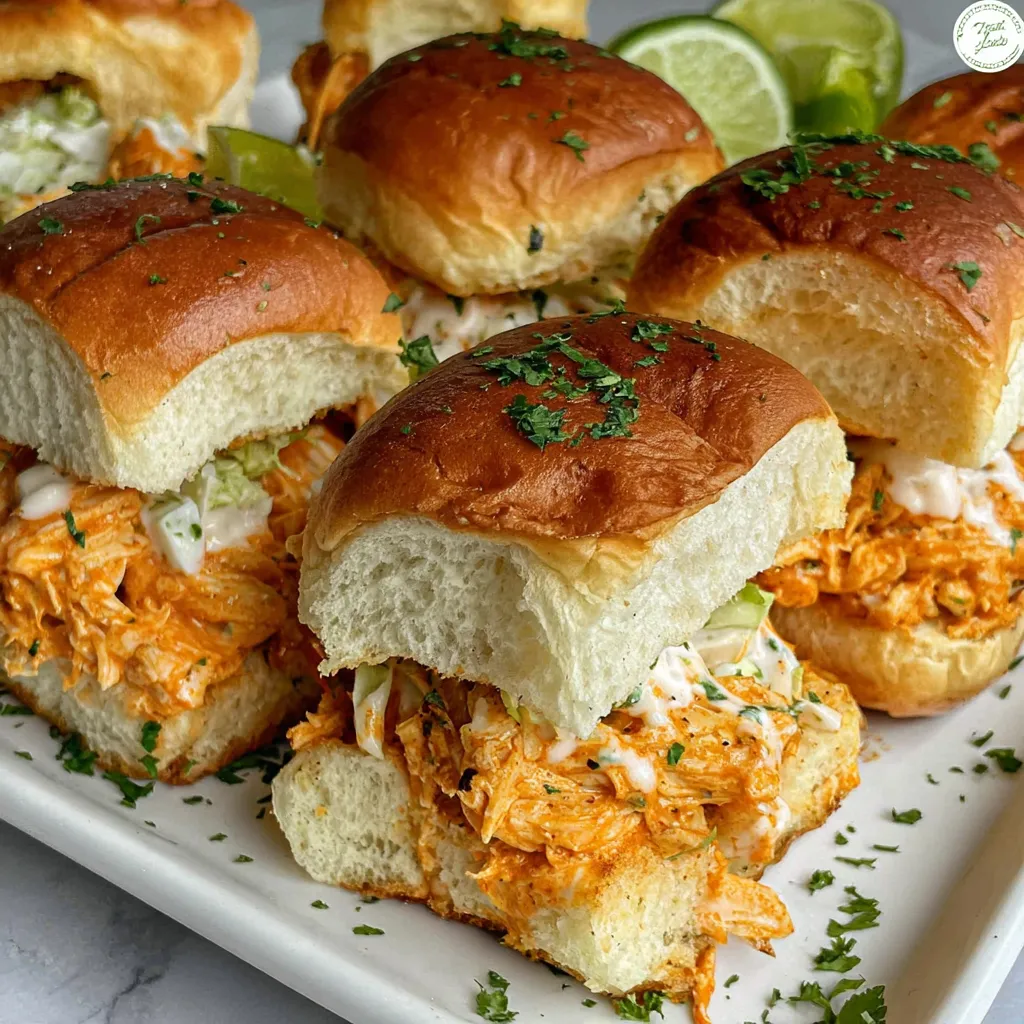 A plate of sandwiches with meat and vegetables.