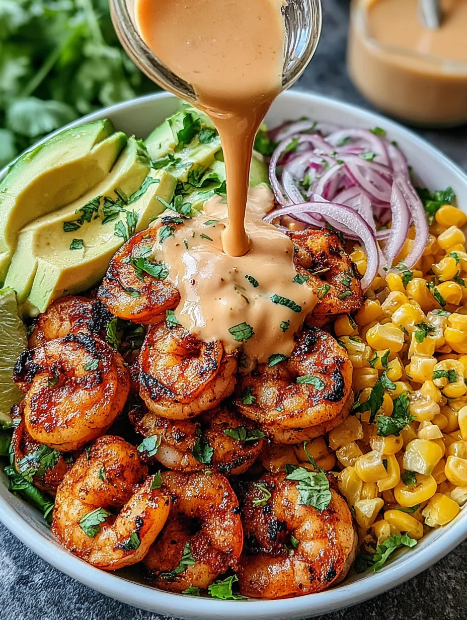 A bowl of shrimp with a dipping sauce.