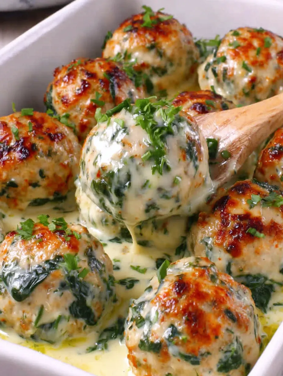 A plate of meatballs with sauce.