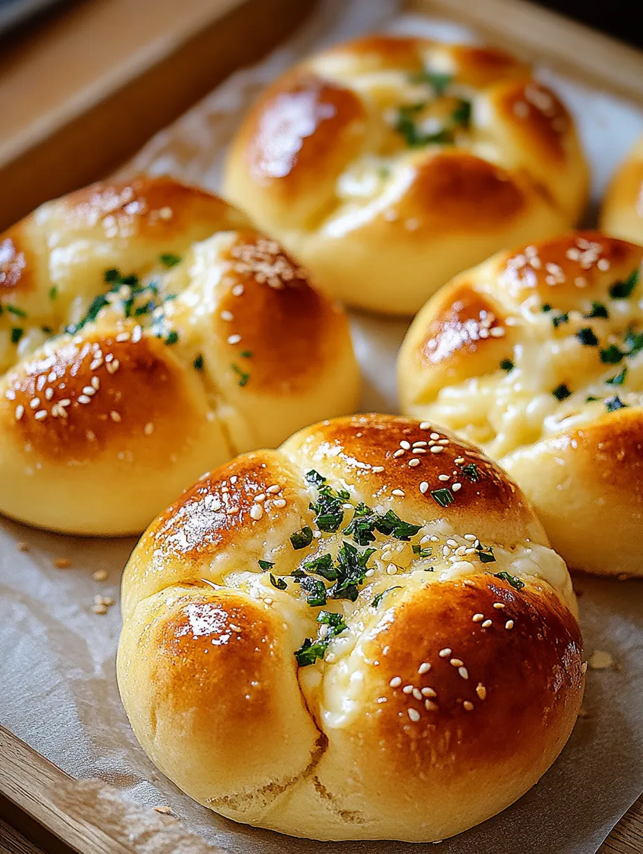 A plate of bread with cheese on it.