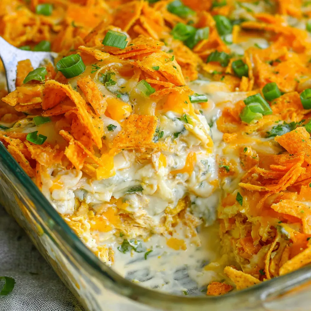 A dish of nacho cheese and chips.