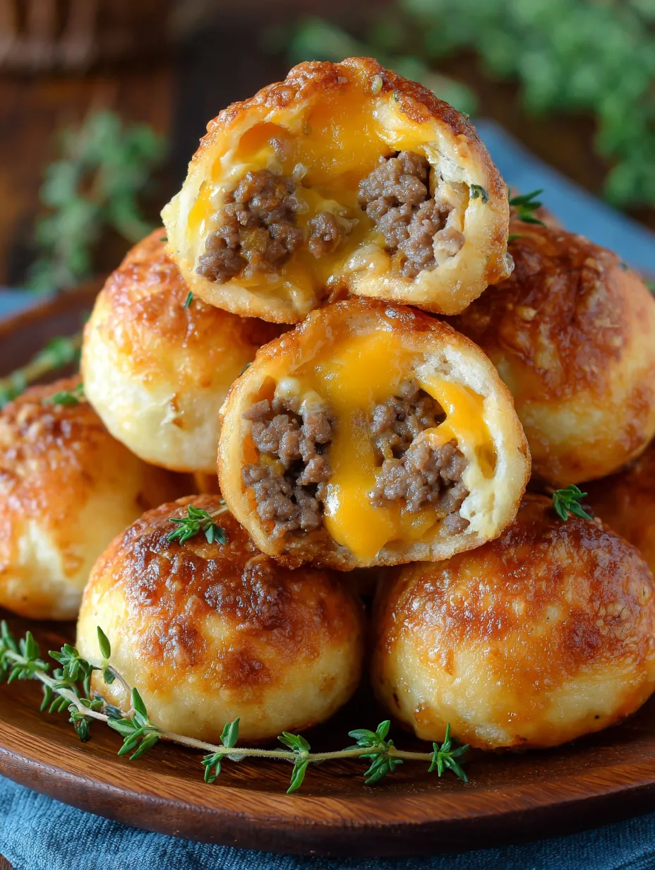 A stack of meat filled pastries.