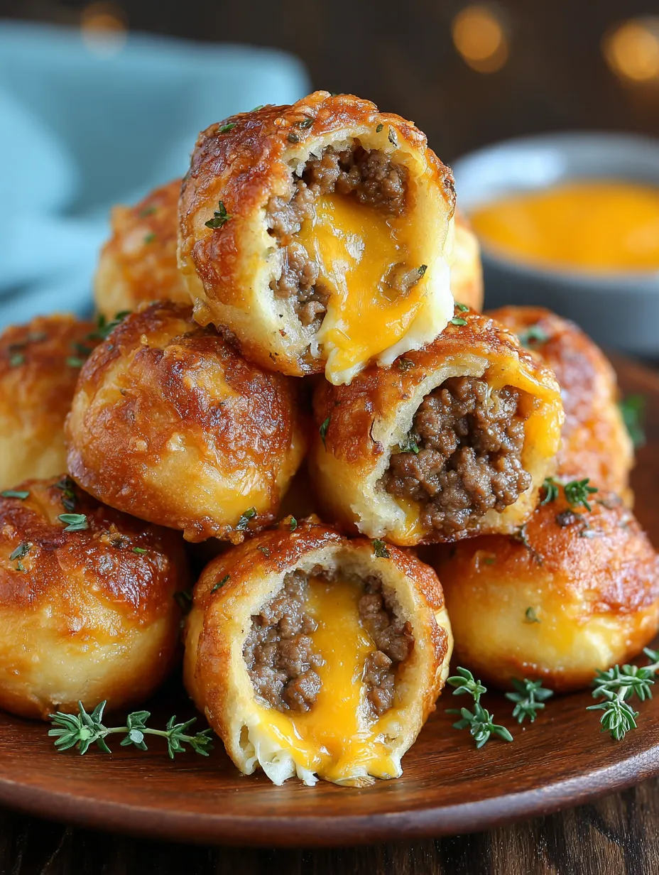 A stack of meat filled pastries.