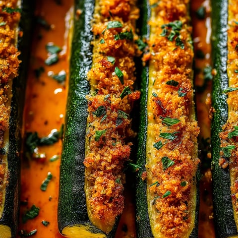 A close up of a zucchini with seasoning on it.